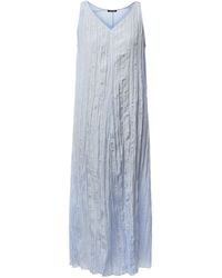 Eileen Fisher - V-Neck Pleated F/L Dress - Lyst