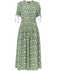 Whistles - Abstract Squares Midi Dress - Lyst