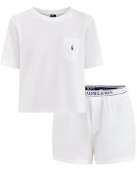 Polo Ralph Lauren - Knit Oxford Short Sleeve Set - Lyst