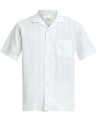 Hartford - Men's Dobby Short Sleeve Shirt-palm - Lyst