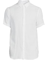 Armani Exchange - Men's Embroidered Texture Short Sleeve Shirt - Lyst