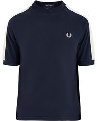 Fred Perry - Cable Taped T Shirt - Lyst