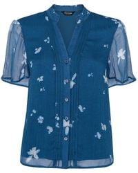Whistles - Sun Bleached Floral Blouse, Viscose - Lyst