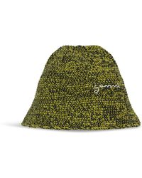 Ganni - Women's Crochet Bucket Hat - Lyst