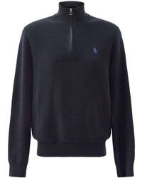 Polo Ralph Lauren - Texture Quarter Zip Jumper - Lyst