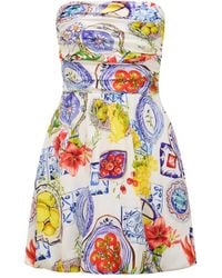 Forever New - Phoebe Strapless Bubble Hem Mini Dress - Lyst