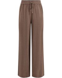 SELECTED - Slfviva-Gulia Hw Long Sun Pant Noos - Lyst