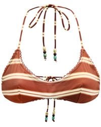 Damson Madder - Reversible Bikini Top - Lyst