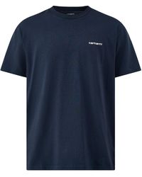 Carhartt - Script Embroidery T-Shirt - Lyst