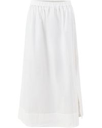 SELECTED - Blair High Waisted Ankle Slit Skirt - Lyst