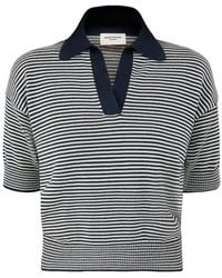 Weekend by Maxmara - Albero Pinstripe Polo Shirt - Lyst