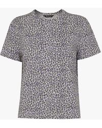 Whistles - Women's Dashed Leopard Print T-shirt - Lyst