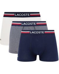Lacoste - Three Pack Trunks - Lyst