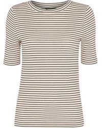 Whistles - Women's Slim Stripe T-shirt - Lyst