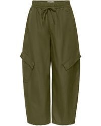ONLY - Ayana Mid Rise Barrel Cargo Trousers - Lyst