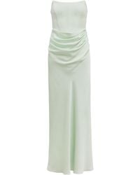 Forever New - Isra Drape Strapless Maxi Dress - Lyst