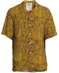 Oas - Men's Tawny Golconda Viscose Shirt - Lyst