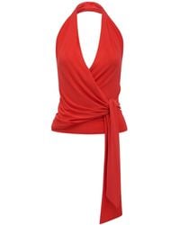 Forever New - Gianna Wrap Halter Neck Top - Lyst