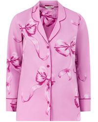 Cyberjammies - Bow Print Pyjama Top - Lyst