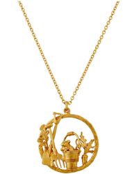 Alex Monroe - Women's Allotment And Playful Mouse Loop Necklace - Lyst