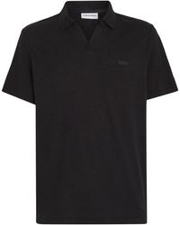 Calvin Klein - Cotton Linen Polo Shirt - Lyst