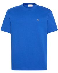 Calvin Klein - Embroidered Monogram Logo Relaxed T-Shirt - Lyst