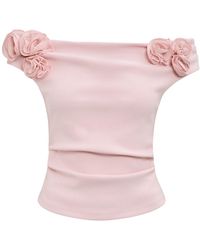 Forever New - Cara Rosette Bardot Top - Lyst