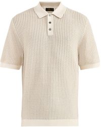 Jack & Jones - Kingsley Knit Polo Shirt Cream - Lyst