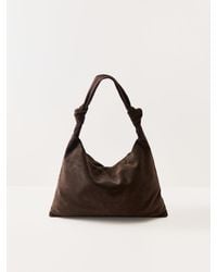 Marlon - Leena Double Knot Suede Bag - Lyst