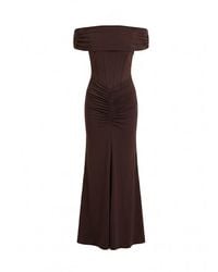 Forever New - Ania Ruched Bardot Maxi Dress - Lyst