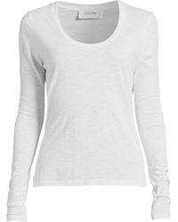 American Vintage - Women's Jacksonville Scoop Neck Short Sleeve T-shirt - Lyst