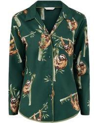 Cyberjammies - Sloth Print Pyjama Top - Lyst