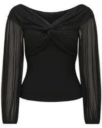 Forever New - Alyssa Twist Front Plisse Top - Lyst