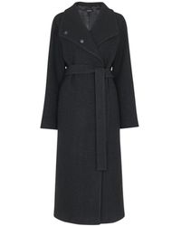 Whistles - Women's Morgan Funnel Neck Coat - Lyst