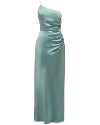 Forever New - Women's Kelly One Shoulder Satin Maxi Dress - Lyst