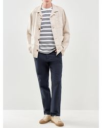 SELECTED - Straight Miles Twill Trousers - Lyst