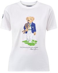 Polo Ralph Lauren - Wimbledon Polo Bear Graphic T-Shirt - Lyst