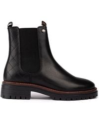 Barbour - Evie Leather-Inspired Ankle Boots - Lyst