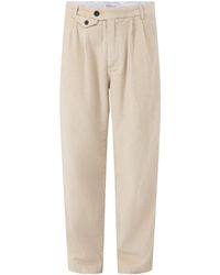 Farah - Adam Archive Organic Twin Pleat Trousers - Lyst