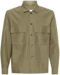 Calvin Klein - Boxy Twill Overshirt - Lyst