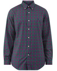 Polo Ralph Lauren - Custom Fit Sanded Twill Check Shirt - Lyst