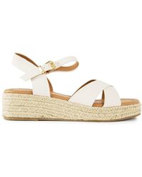V.Gan - Pekoe Espadrille Wedge Sandals Neutral - Lyst