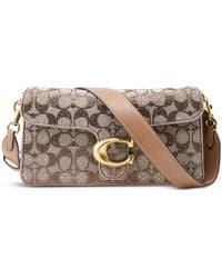 COACH - Soft Tabby 26 Crystal Signature Shoulder Bag Mushroom - Lyst