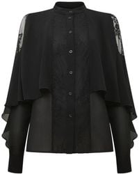 James Lakeland - Lace Front Detail Shirt - Lyst