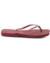Havaianas - Slim Square Logo Metallic F17 Flip Flop - Lyst