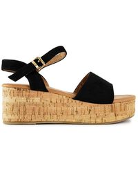 V.Gan - Gotu Cork Wedge Sandals - Lyst