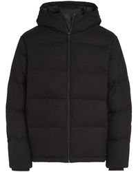 Calvin Klein - Tech Hooded Puffer Jacket - Lyst