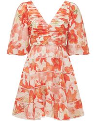 Forever New - Cindy Tiered Floral Skater Dress - Lyst