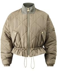 Barbour - Pagan Quilted Jacket Khaki - Lyst