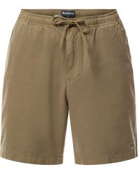 Barbour - Washed Oxford Relaxed Short - Lyst